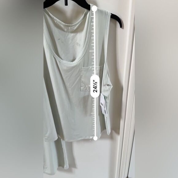 Softies Boyfriend Pocket Muscle Tank with Flood Pant PJ Set in Sage L NWT - Picture 7 of 14